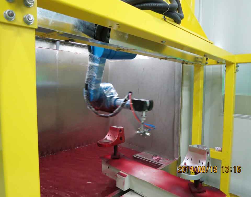 機(jī)器人自動(dòng)噴漆咖啡壺