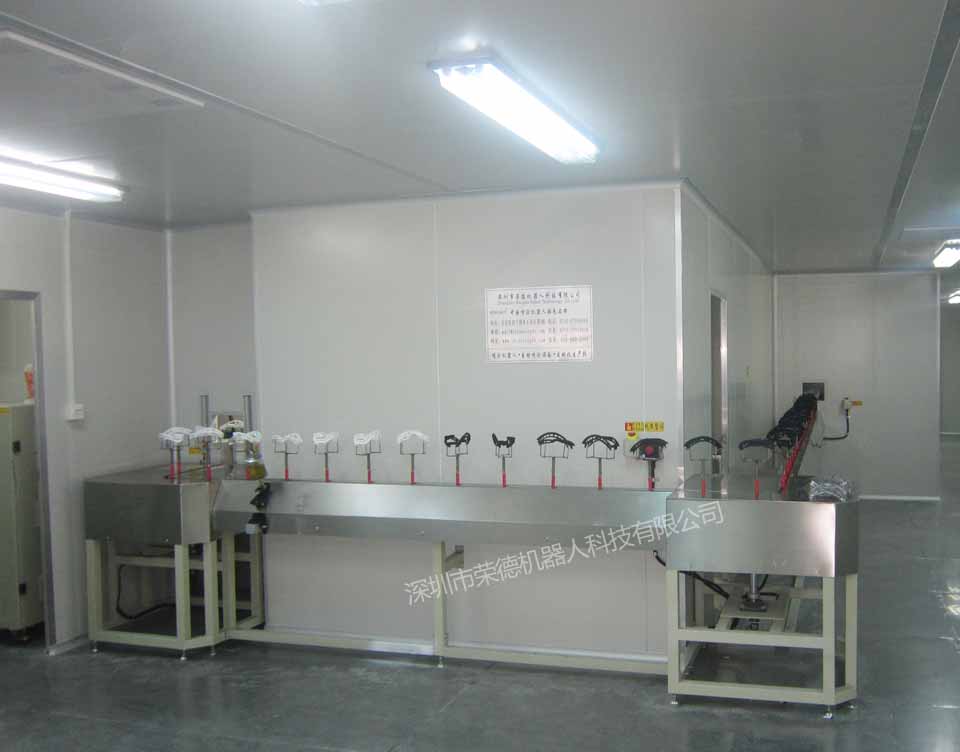 滑雪眼鏡框機(jī)器人自動(dòng)噴涂流水線