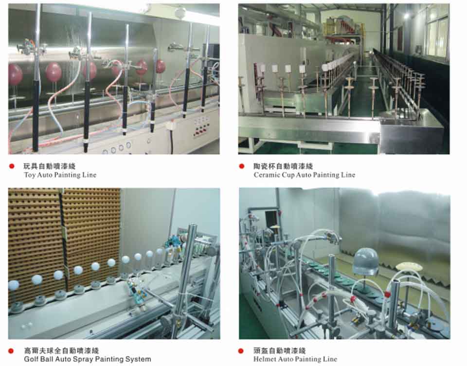 固定噴槍噴涂生產(chǎn)線