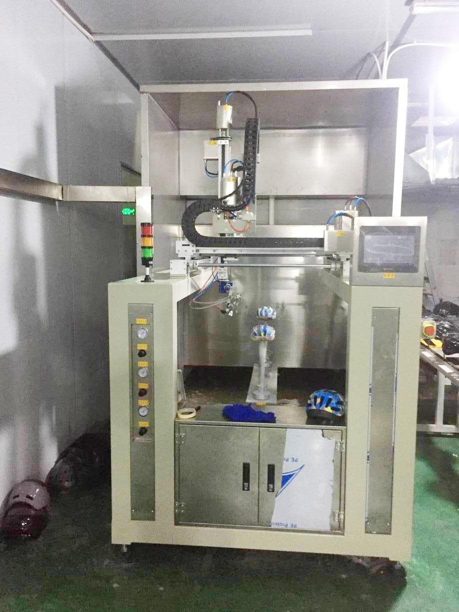 安全帽、頭盔自動噴涂設(shè)備