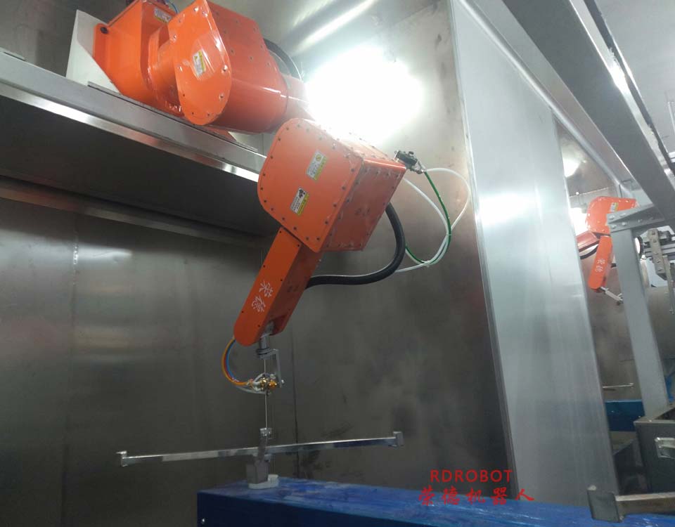 噴涂機(jī)器人配套自動(dòng)上下件機(jī)械手