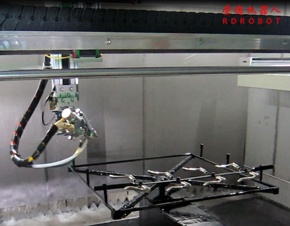 智能鎖面板噴漆機(jī)械手